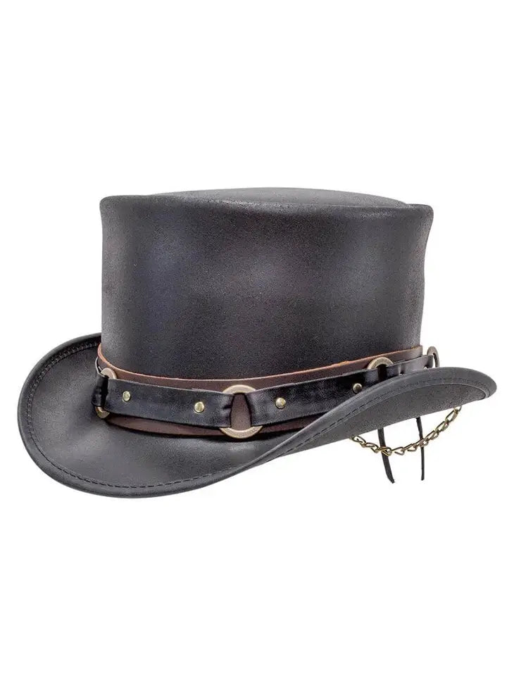 El Dorado, Mens Leather Top Hat
